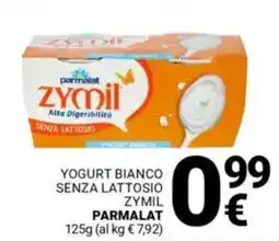 Supermercati Gulliver Yogurt bianco senza lattosio zymil PARMALAT offerta