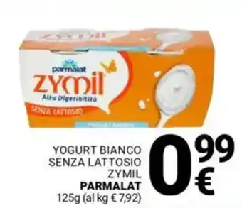 Supermercati Gulliver Yogurt bianco senza lattosio zymil PARMALAT offerta