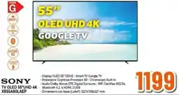 Expert SONY TV OLED 55"UHD 4K XR55A80LAEP offerta