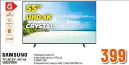 Expert SAMSUNG TV LED 55" UHD 4K UE55U7000 offerta