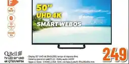 Expert Q.Bell TV LED 50" UHD 4K QT50UWF9A offerta