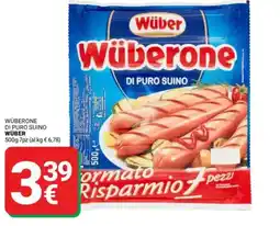 Supermercati Gulliver Wüberone di puro suino WÜBER offerta