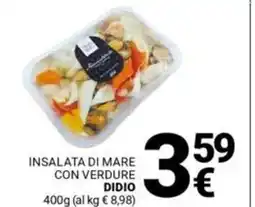 Supermercati Gulliver Insalata di mare con verdure DIDIO offerta