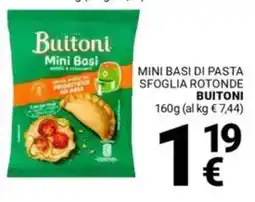 Supermercati Gulliver Mini basi di pasta sfoglia rotonde BUITONI4) offerta