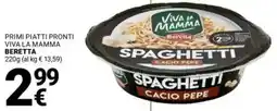 Supermercati Gulliver Primi piatti pronti viva la mamma BERETTA offerta