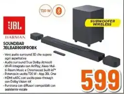 Expert JBL HARMAN soundbar JBLBAR800PROBK offerta