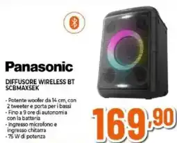 Expert Panasonic DIFFUSORE WIRELESS BT SCBMAX5EK offerta