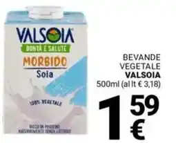 Supermercati Gulliver Bevande vegetale VALSOIA offerta