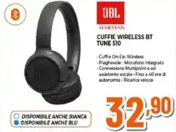 Expert JBL HARMAN Cuffie wireless BT TUNE 510 offerta