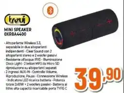 Expert trevi MINI SPEAKER OXR8A4400 offerta