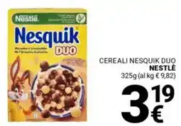 Supermercati Gulliver Cereali nesquik duo NESTLE offerta