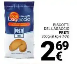 Supermercati Gulliver Biscotti del lagaccio PRETI offerta