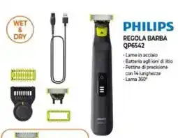Expert PHILIPS Regola barba QP6542 offerta