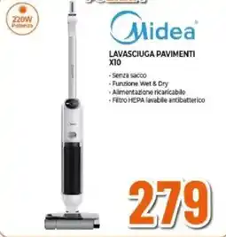 Expert Midea lavasciuga pavimenti x10 offerta