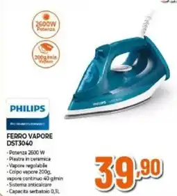 Expert PHILIPS Ferro vapore DST3040 offerta