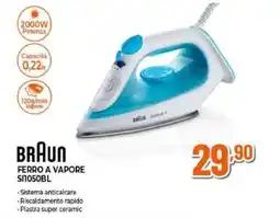 Expert BRAUN ferro a vapore SП1050BL offerta