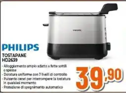 Expert PHILIPS tostapane HD2639 offerta