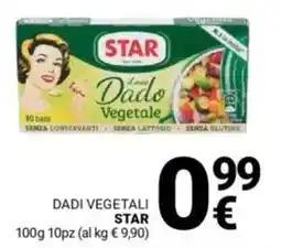 Supermercati Gulliver Dadi vegetali STAR offerta