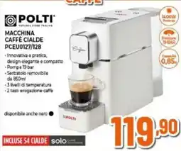 Expert Polti macchina caffè cialde PCEU0127/128 offerta