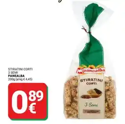 Supermercati Gulliver Stiratini corti 3 semi PANEALBA offerta