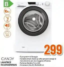 Expert CANDY Lavatrice HCU2102DWB41S offerta