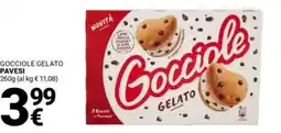 Supermercati Gulliver Gocciole gelato PAVESI offerta
