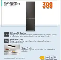 Expert Candy FRIGORIFERO CITY FRESCO 300 CNCQ2T518EB offerta