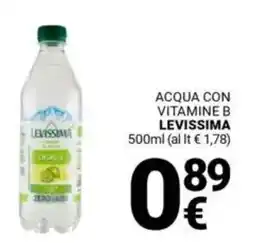 Supermercati Gulliver Acqua con vitamine b LEVISSIMA offerta
