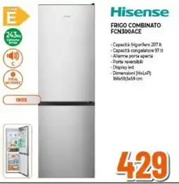 Expert Hisense FRIGO COMBINATO FCN300ACE offerta