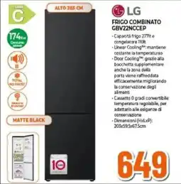 Expert LG FRIGO COMBINATO GBV22NCCEP offerta