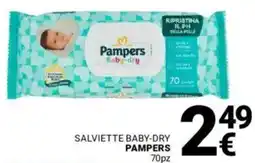 Supermercati Gulliver Salviette baby-dry PAMPERS offerta
