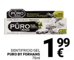 Supermercati Gulliver Dentifricio gel puro by FORHANS offerta