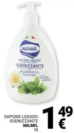 Supermercati Gulliver Sapone liquido igienizzante MILMIL offerta