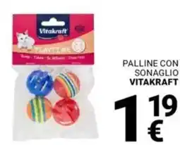 Supermercati Gulliver Palline con sonaglio VITAKRAFT offerta