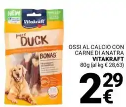 Supermercati Gulliver Ossi al calcio con carne di anatra VITAKRAFT offerta