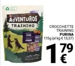 Supermercati Gulliver Crocchette training PURINA offerta