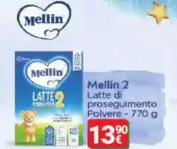 Supermercati Gulliver Mellin MELLIN 2 latte di proseguimento polvere offerta