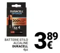 Supermercati Gulliver Batterie stilo alcaline DURACELL offerta
