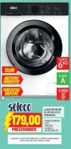 Risparmio Casa Lavatrice 6k slim seleco fecibub offerta