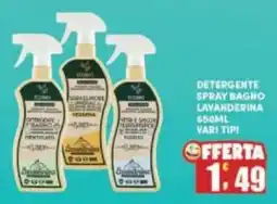 Maury's Detergente spray bagno lavanderina vari tipi offerta
