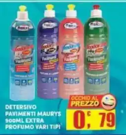 Maury's Detersivo pavimenti maurys extra profumo vari tipi offerta