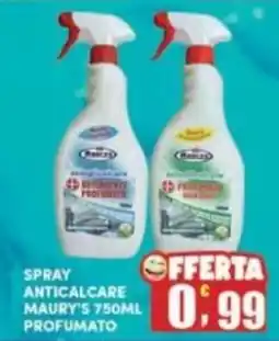 Maury's Spray anticalcare maury's profumato offerta