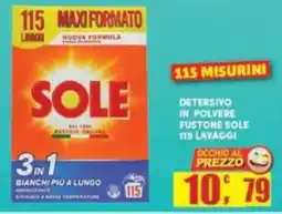Maury's Detersivo in polvere fustone SOLE offerta