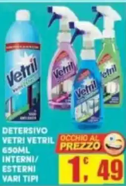 Maury's Detersivo vetri vetril interni/ esterni vari tipi offerta
