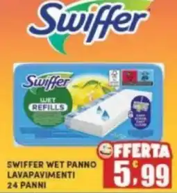 Maury's Swiffer wet panno lavapavimenti 24 panni offerta