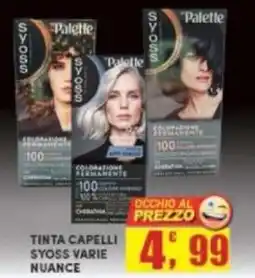 Maury's Tinta capelli syoss varie nuance Palette offerta
