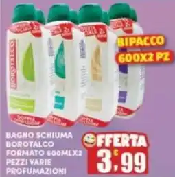 Maury's Bagno schiuma borotalco formato pezzi varie profumazioni offerta
