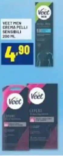Risparmio Casa VEET men crema pelli sensibili offerta
