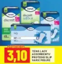 Risparmio Casa TENA Lady assorbenti proteggi slip varie misure offerta