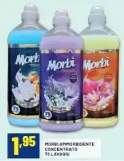 Risparmio Casa MORBI Ammorbidente concentrato 75 lavaggi offerta